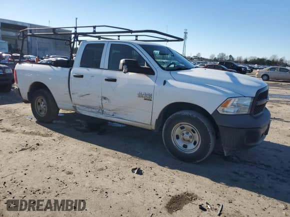2019 Ram 1500 Express with VIN 1C6RR7FG6KS606055, listed as a Copart auction lot 86802704 with 260,080 mi miles and Salvage title. Bid and sale history available at DreamBid. Image 4.