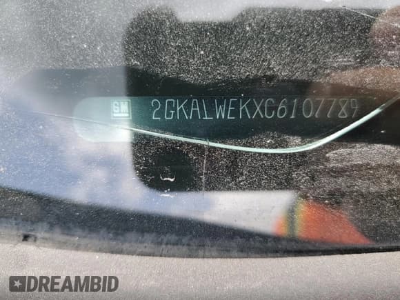 ✅ 2012 GMC Terrain SLT-2 • VIN: 2GKALWEKXC6107789 • Лот: 71307415. Опубликован ранее на Copart с пробегом 172 045 миль. Бесплатный доступ к архиву аукционных продаж из США и подробный отчёт об истории автомобиля на DreamBid. Изображение 14.