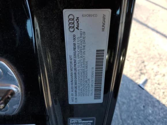 ✅ 2006 Audi TT • VIN: TRUTC28N261006519 • Lot: 83433394. Wystawiony na Copart z przebiegiem Nie podano. Bezpłatny archiwum sprzedaży aukcyjnych z USA i szczegółowy raport historii pojazdu na DreamBid. Zdjęcie 12.