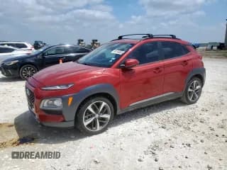 ✅ 2021 Hyundai Kona Limited • VIN: KM8K33A56MU666351 • Лот: 65194965. Опубликован ранее на Copart с пробегом 43 418 миль. Бесплатный доступ к архиву аукционных продаж из США и подробный отчёт об истории автомобиля на DreamBid. Изображение 1.