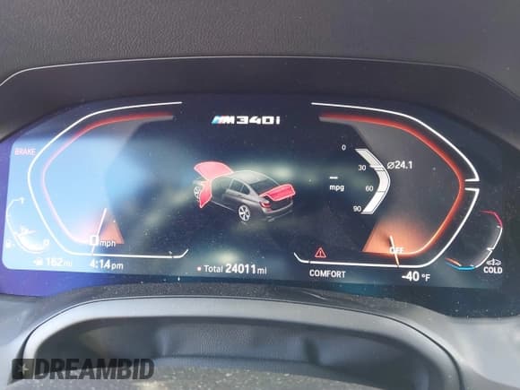 ✅ 2022 BMW 3 Series M340i xDrive • VIN: 3MW5U9J00N8C55321 • Лот: 41595089. Опубликован ранее на IAAI с пробегом 24 011 миль. Бесплатный доступ к архиву аукционных продаж из США и подробный отчёт об истории автомобиля на DreamBid. Изображение 7.