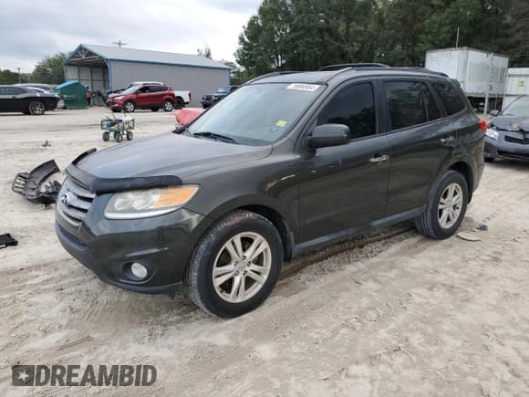 ✅ 2012 Hyundai Santa Fe Limited • VIN: 5XYZK4AG7CG117402 • Lot: 79994954. Listed on Copart with 154,544 mi. Free auction sales archive from the USA and detailed vehicle history report at DreamBid. Image 1.