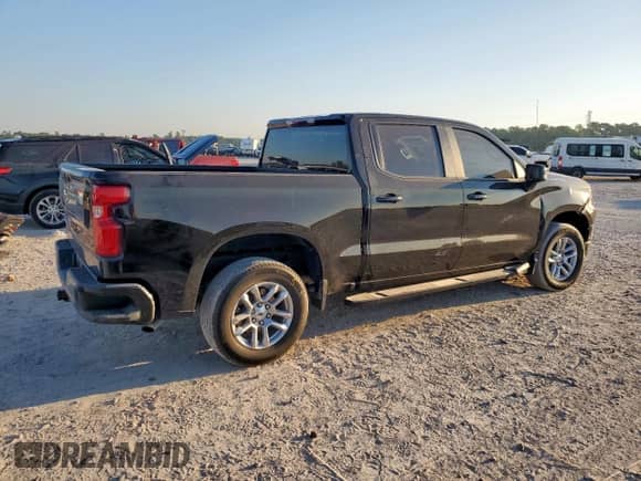 2023 Chevrolet Silverado 1500 RST with VIN 2GCPADEDXP1138349, listed as a Copart auction lot 86320125 with 22,772 mi miles and Salvage title. Bid and sale history available at DreamBid. Image 3.