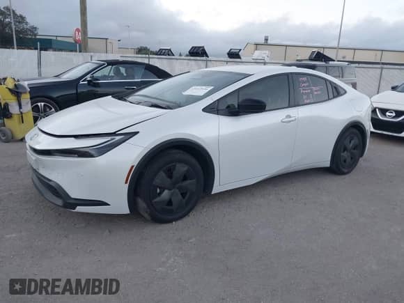 2024 Toyota Prius LE with VIN JTDACAAU6R3035544, listed as a IAAI auction lot 43413536 with 19,097 mi miles and . Bid and sale history available at DreamBid. Image 17.