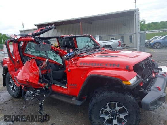 ✅ 2021 Jeep Wrangler Unlimited Rubicon • VIN: 1C4HJXFGXMW688248 • Lot: 42254446. Listed on IAAI with 4,073 mi. Free auction sales archive from the USA and detailed vehicle history report at DreamBid. Image 6.