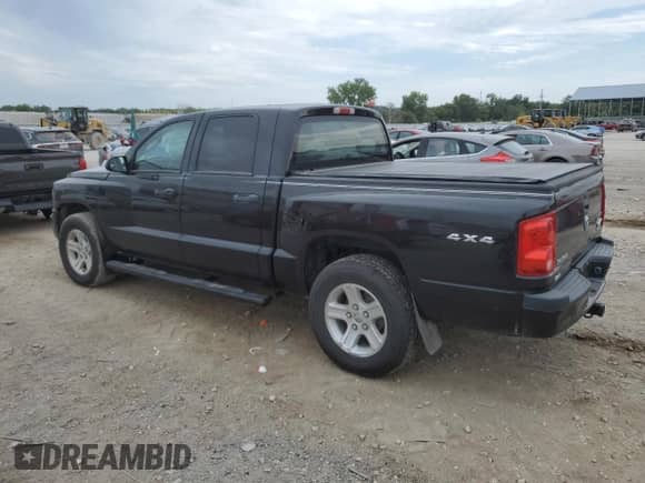2010 Dodge Dakota Bighorn/Lonestar with VIN 1D7CW3GK5AS173187, listed as a Copart auction lot 68610854 with 192,017 mi miles and Salvage title. Bid and sale history available at DreamBid. Image 2.