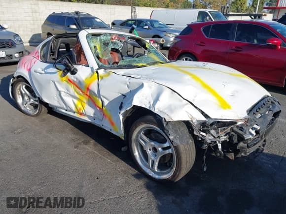 ✅ 2022 Mazda MX-5 Miata Grand Touring • VIN: JM1NDAM77N0503197 • Lot: 43188757. Listed on IAAI with 41,675 mi. Free auction sales archive from the USA and detailed vehicle history report at DreamBid. Image 1.