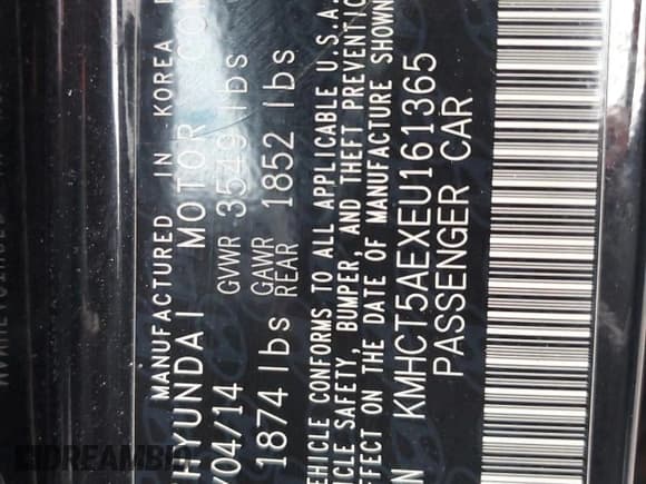 ✅ 2014 Hyundai Accent GS • VIN: KMHCT5AEXEU161365 • Lot: 72919524. Wystawiony na Copart z przebiegiem 86 624 mil. Bezpłatny archiwum sprzedaży aukcyjnych z USA i szczegółowy raport historii pojazdu na DreamBid. Zdjęcie 12.