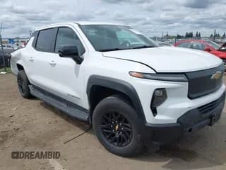 ✅ 2024 Chevrolet Silverado EV Work Truck • VIN: 1GC10VEL6RU201587 • Лот: 41972696. Опубликован ранее на IAAI с пробегом Не указан. Бесплатный доступ к архиву аукционных продаж из США и подробный отчёт об истории автомобиля на DreamBid. Изображение 1.