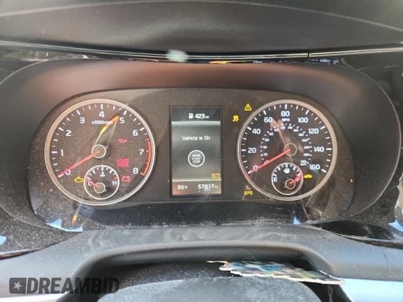 ✅ 2022 Kia K5 LXS • VIN: 5XXG14J27NG148011 • Лот: 84640485. Опубликован ранее на Copart с пробегом 57 817 миль. Бесплатный доступ к архиву аукционных продаж из США и подробный отчёт об истории автомобиля на DreamBid. Изображение 9.