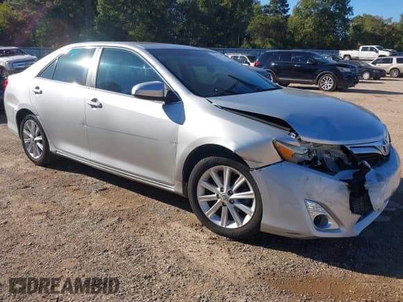 ✅ 2012 Toyota Camry XLE • VIN: 4T4BF1FK0CR270088 • Lot: 43513344. Listed on IAAI with 185,308 mi. Free auction sales archive from the USA and detailed vehicle history report at DreamBid. Image 1.
