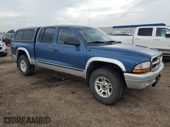 2004 Dodge Dakota SLT z VIN 1D7HG48N04S695750, wystawiony jako Copart lot #61059154 z przebiegiem Nie podano mil oraz Szkoda całkowita • Salvage title. Historia ofert i sprzedaży dostępna na DreamBid. Obrazek 4.