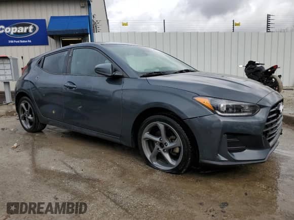 2019 Hyundai Veloster 2.0 z VIN KMHTG6AF4KU011847, wystawiony jako Copart lot #84816564 z przebiegiem 63 746 mil mil oraz Nie do naprawy • Non repairable. Historia ofert i sprzedaży dostępna na DreamBid. Obrazek 4.