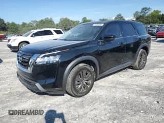 2022 Nissan Pathfinder S with VIN 5N1DR3AA6NC221491, listed as a Copart auction lot 71954085 with 40,335 mi miles and Salvage title. Bid and sale history available at DreamBid. Image 1.
