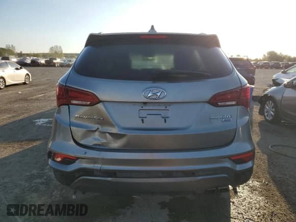 2017 Hyundai Santa Fe 2.0T with VIN 5XYZUDLAXHG453538, listed as a Copart auction lot 69907165 with 102,694 mi miles and Salvage title. Bid and sale history available at DreamBid. Image 6.