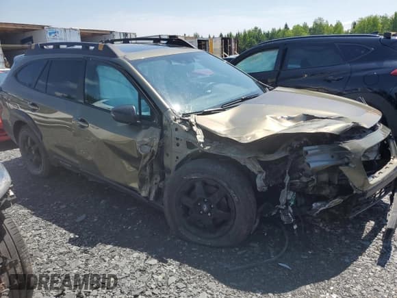 ✅ 2023 Subaru Outback Wilderness • VIN: 4S4BTHTD9P3152473 • Lot: 61897855. Listed on Copart with 38,445 mi. Free auction sales archive from the USA and detailed vehicle history report at DreamBid. Image 4.