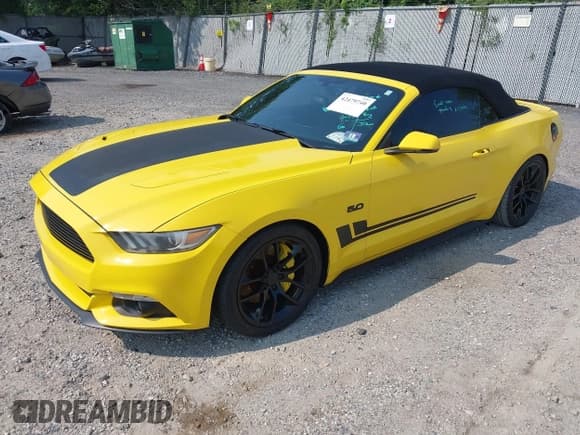 ✅ 2015 Ford Mustang GT Premium • VIN: 1FATP8FF9F5323726 • Lot: 42479740. Listed on IAAI with 68,581 mi. Free auction sales archive from the USA and detailed vehicle history report at DreamBid. Image 2.