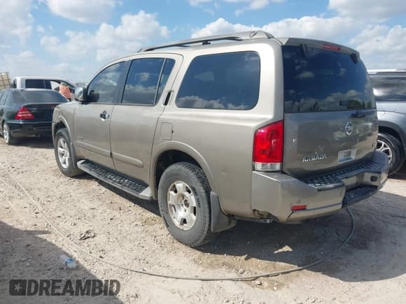 ✅ 2008 Nissan Armada SE • VIN: 5N1BA08D08N607989 • Lot: 43353352. Wystawiony na IAAI z przebiegiem 187 135 mil. Bezpłatny archiwum sprzedaży aukcyjnych z USA i szczegółowy raport historii pojazdu na DreamBid. Zdjęcie 3.