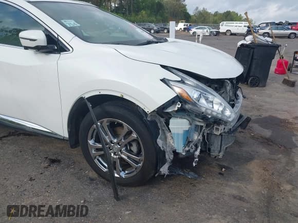 ✅ 2018 Nissan Murano SV • VIN: 5N1AZ2MH8JN198087 • Lot: 41926088. Listed on IAAI with 76,955 mi. Free auction sales archive from the USA and detailed vehicle history report at DreamBid. Image 18.