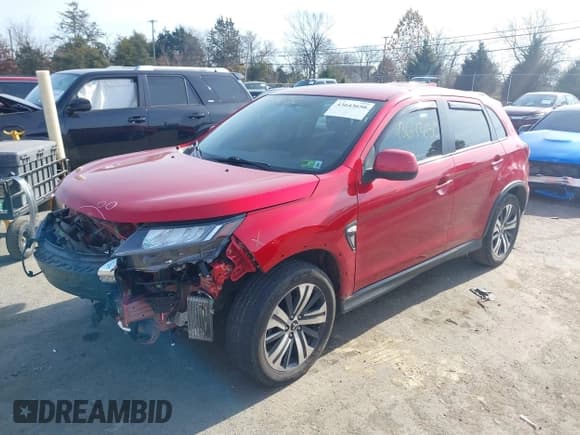 ✅ 2020 Mitsubishi Outlander ES • VIN: JA4AP3AU5LU029391 • Lot: 43643650. Listed on IAAI with 86,314 mi. Free auction sales archive from the USA and detailed vehicle history report at DreamBid. Image 2.