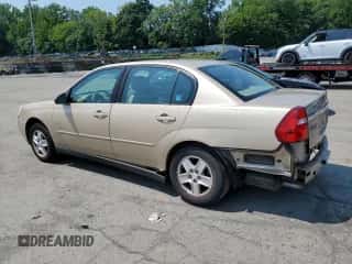 2005 Chevrolet Malibu LS z VIN 1G1ZT52825F135198, wystawiony jako Copart lot #78601684 z przebiegiem 139 920 mil mil oraz Nie do naprawy • Non repairable. Historia ofert i sprzedaży dostępna na DreamBid. Obrazek 2.