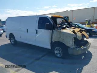 ✅ 2021 Chevrolet Express Cargo • VIN: 1GCWGBFP1M1267945 • Lot: 38745449. Listed on IAAI with Not provided. Free auction sales archive from the USA and detailed vehicle history report at DreamBid. Image 1.