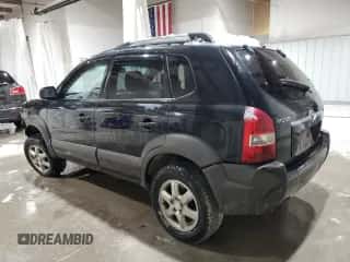 2005 Hyundai Tucson GLS z VIN KM8JN72D15U047175, wystawiony jako Copart lot #83090704 z przebiegiem 97 247 mil mil oraz Szkoda całkowita • Salvage title. Historia ofert i sprzedaży dostępna na DreamBid. Obrazek 2.