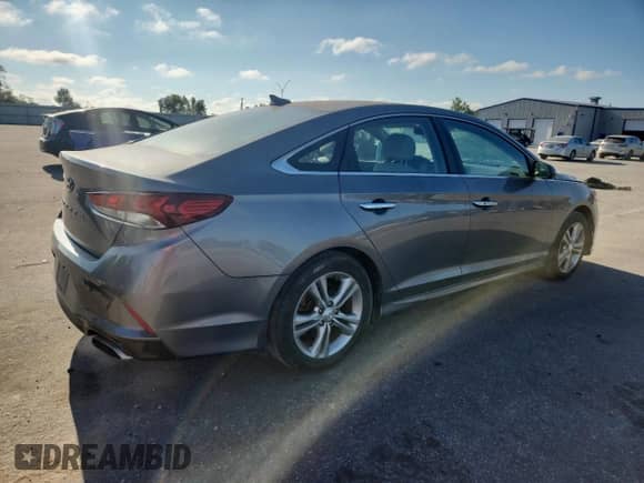 2018 Hyundai Sonata SEL with VIN 5NPE34AF8JH624124, listed as a Copart auction lot 81333465 with 114,806 mi miles and Salvage title. Bid and sale history available at DreamBid. Image 3.