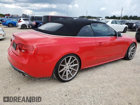 ✅ 2014 Audi S5 Premium Plus • VIN: WAUCGAFH5EN015371 • Lot: 74150454. Listed on Copart with Not provided. Free auction sales archive from the USA and detailed vehicle history report at DreamBid. Image 3.