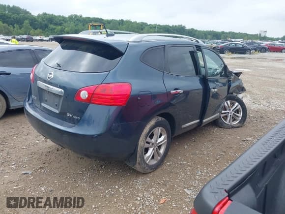 ✅ 2013 Nissan Rogue SV • VIN: JN8AS5MV2DW611348 • Lot: 42857613. Listed on IAAI with 131,809 mi. Free auction sales archive from the USA and detailed vehicle history report at DreamBid. Image 4.