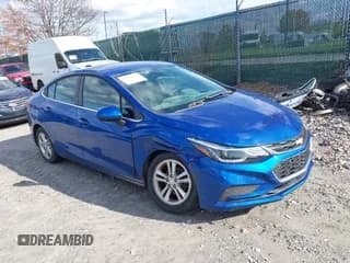 ✅ 2016 Chevrolet Cruze LT • VIN: 1G1BE5SM7G7313242 • Lot: 43591101. Listed on IAAI with 148,411 mi. Free auction sales archive from the USA and detailed vehicle history report at DreamBid. Image 1.