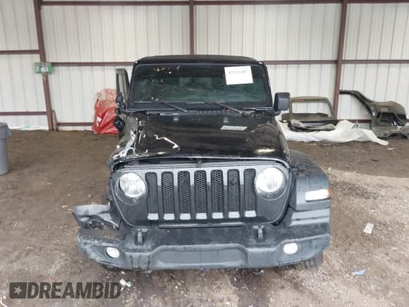 ✅ 2023 Jeep Wrangler Willys • VIN: 1C4HJXDG0PW617101 • Lot: 42111687. Listed on IAAI with 56,415 mi. Free auction sales archive from the USA and detailed vehicle history report at DreamBid. Image 13.