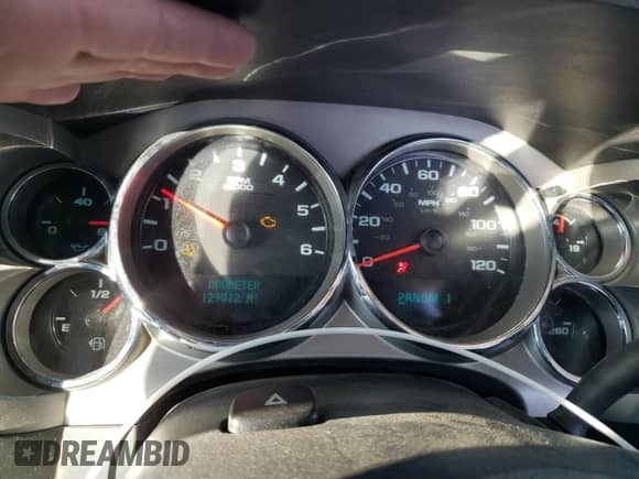 2012 Chevrolet Silverado 3500HD Work Truck with VIN 1GC0KZCGXCZ137034, listed as a Copart auction lot 86937294 with 129,812 mi miles and Salvage title. Bid and sale history available at DreamBid. Image 9.