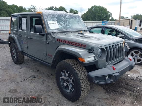 ✅ 2022 Jeep Wrangler Unlimited Rubicon • VIN: 1C4HJXFN6NW242016 • Lot: 43038281. Listed on IAAI with Not provided. Free auction sales archive from the USA and detailed vehicle history report at DreamBid. Image 1.