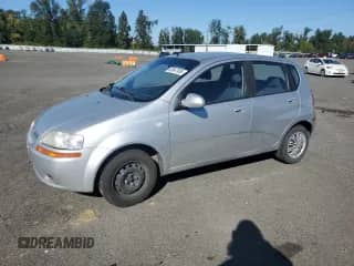 2008 Chevrolet Aveo LS with VIN KL1TD66618B258955, listed as a Copart auction lot 80847935 with 131,199 mi miles and Salvage title. Bid and sale history available at DreamBid. Image 1.