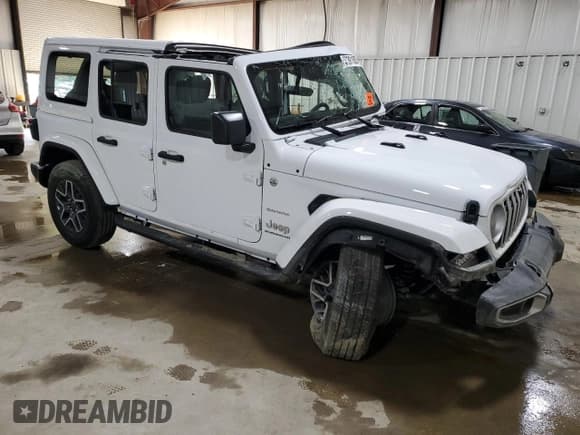 ✅ 2024 Jeep Wrangler Sahara • VIN: 1C4PJXEG8RW238831 • Lot: 57391085. Listed on Copart with 9,531 mi. Free auction sales archive from the USA and detailed vehicle history report at DreamBid. Image 4.