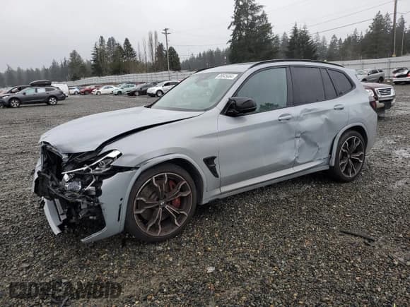 ✅ 2022 BMW X3 M • VIN: 5YM13EC02N9K67297 • Lot: 86645084. Wystawiony na Copart z przebiegiem 23 792 mil. Bezpłatny archiwum sprzedaży aukcyjnych z USA i szczegółowy raport historii pojazdu na DreamBid. Zdjęcie 1.