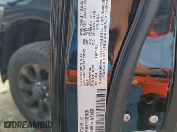 ✅ 2024 Ram 2500 Laramie • VIN: 3C6UR5FJ1RG359605 • Лот: 52357625. Опубликован ранее на Copart с пробегом 2 068 миль. Бесплатный доступ к архиву аукционных продаж из США и подробный отчёт об истории автомобиля на DreamBid. Изображение 12.