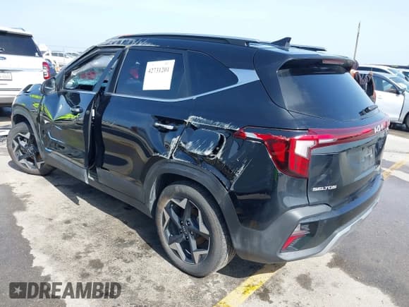 ✅ 2025 Kia Seltos EX • VIN: KNDER2AAXS7714100 • Lot: 42731201. Listed on IAAI with Not provided. Free auction sales archive from the USA and detailed vehicle history report at DreamBid. Image 3.