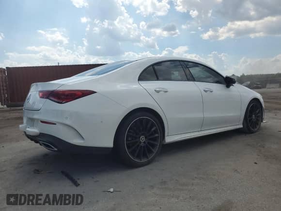 2023 Mercedes-Benz CLA 250 with VIN W1K5J4GB4PN387950, listed as a Copart auction lot 66639325 with 35,078 mi miles and Salvage title. Bid and sale history available at DreamBid. Image 3.