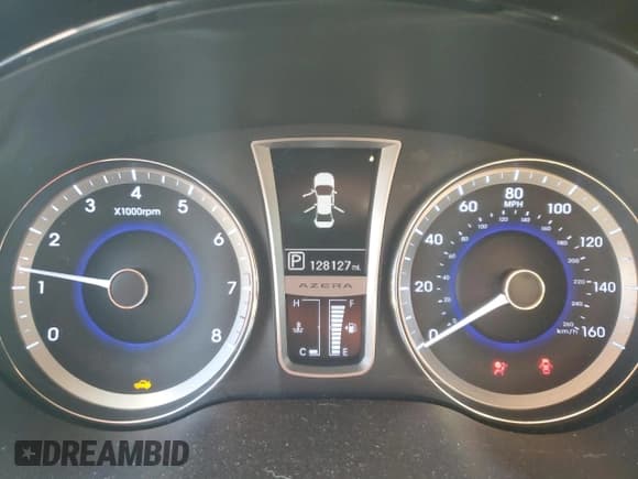 ✅ 2013 Hyundai Azera • VIN: KMHFH4JG4DA324120 • Lot: 80657955. Listed on Copart with 128,127 mi. Free auction sales archive from the USA and detailed vehicle history report at DreamBid. Image 9.