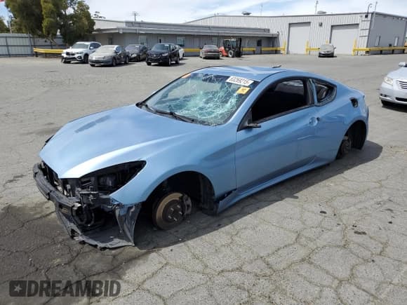 ✅ 2012 Hyundai Genesis Coupe Premium • VIN: KMHHT6KD1CU072394 • Lot: 63269215. Listed on Copart with Not provided. Free auction sales archive from the USA and detailed vehicle history report at DreamBid. Image 1.