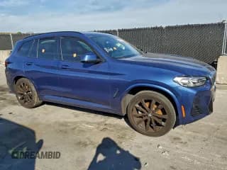 ✅ 2022 BMW X3 sDrive30i • VIN: 5UX43DP08N9K27038 • Lot: 94597085. Wystawiony na Copart z przebiegiem Nie podano. Bezpłatny archiwum sprzedaży aukcyjnych z USA i szczegółowy raport historii pojazdu na DreamBid. Zdjęcie 4.
