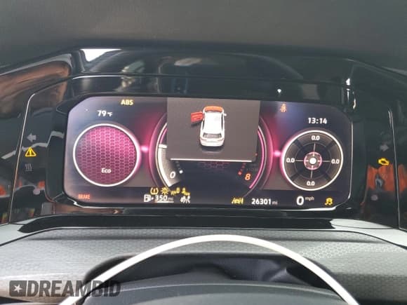 ✅ 2023 Volkswagen Golf GTI 40th Anniversary Edition • VIN: WVW9A7CD1PW165669 • Lot: 84748295. Wystawiony na Copart z przebiegiem 26 301 mil. Bezpłatny archiwum sprzedaży aukcyjnych z USA i szczegółowy raport historii pojazdu na DreamBid. Zdjęcie 9.