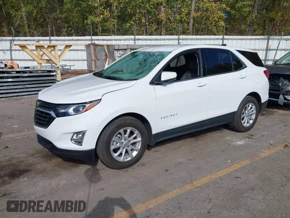 2020 Chevrolet Equinox LT z VIN 3GNAXJEV4LS727608, wystawiony jako IAAI lot #43434353 z przebiegiem 5 811 mil mil oraz . Historia ofert i sprzedaży dostępna na DreamBid. Obrazek 2.