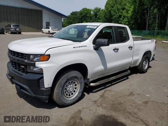 2020 Chevrolet Silverado 1500 Work Truck with VIN 1GCRYAEHXLZ316283, listed as a Copart auction lot 56252084 with Not provided miles and Salvage title. Bid and sale history available at DreamBid. Image 1.