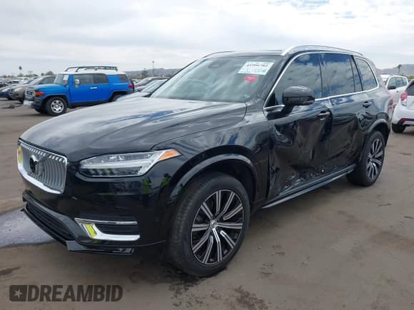 ✅ 2023 Volvo XC90 Plus • VIN: YV4L12PN0P1973047 • Lot: 41906702. Listed on IAAI with 20,615 mi. Free auction sales archive from the USA and detailed vehicle history report at DreamBid. Image 2.