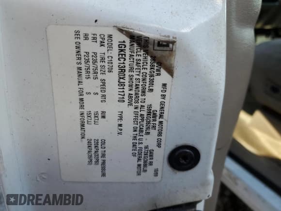 ✅ 1999 GMC Yukon • VIN: 1GKEC13R0XJ811710 • Lot: 43014995. Listed on Copart with 311,948 mi. Free auction sales archive from the USA and detailed vehicle history report at DreamBid. Image 16.