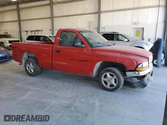 1997 Dodge Dakota with VIN 1B7FL26P4VS193671, listed as a Copart auction lot 52773145 with 189,746 mi miles and Salvage title. Bid and sale history available at DreamBid. Image 4.