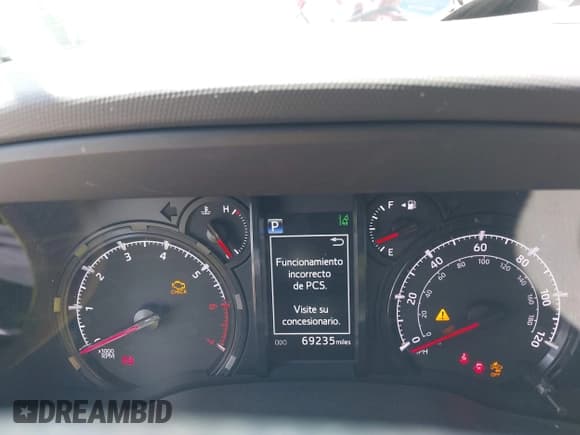 ✅ 2022 Toyota 4Runner SR5 • VIN: JTEEU5JRXN5260206 • Lot: 41775088. Listed on IAAI with 69,235 mi. Free auction sales archive from the USA and detailed vehicle history report at DreamBid. Image 7.